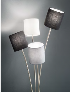 PERENZ: Joke piantana design con 4 paralumi grigio nero e bianco soggiorno in offerta 2