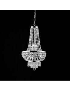 BONETTI ILLUMINA: Mozart lampadario cromo cristalli k9 e stass per camera da letto in offerta
