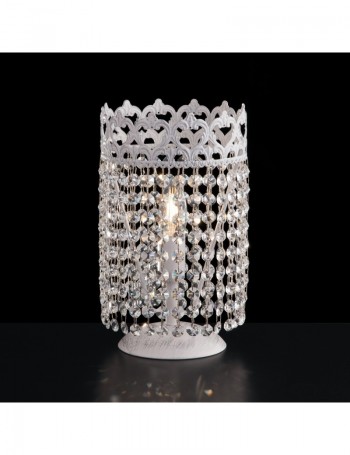 BONETTI ILLUMINA: Regina abat jour provenzale con cristalli pendenti in offerta