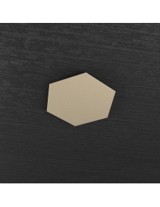 Hexagon elemento decorativo plafoniera componibile sabbia 25x29cm