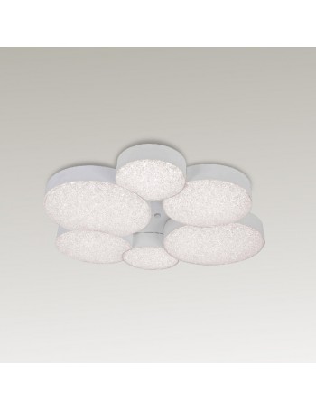 MANTRA: Lunas plafoniera deisgn led 54w dimmerabile 3000k con cristalli in offerta