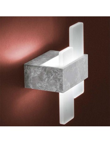 BUNNY A19 Applique LED in metallo foglia argento 12watt 960 lumen 3000k
