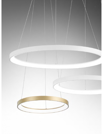 GEA LUCE: KRIZIA sospensione grande bianco Ø78 led dimmerabile 60watt luce calda Gea luce in offerta
