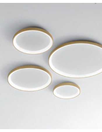 GEA LUCE: KRIZIA plafoniera led dimmerabile extra slim vari diametri colore oro Gea luce in offerta