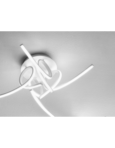 GEA LUCE: Tosca plafoniera led 60w moderna soggiorno design intreccio bianco Gea luce in offerta 2