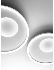 GEA LUCE: Melania plafoniera media led 40w moderna design circolare bianco in offerta