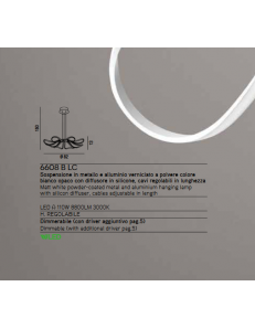 PERENZ: Blossom sospensione LED 110w moderna forma fiore per soggiorno in offerta 2