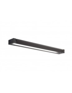 Sway applique nero led orientabile 70 cm cct 3000 4000 6000k