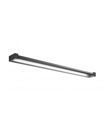 Sway applique led nera orientabile 100 cm cct 3000 4000 6000k