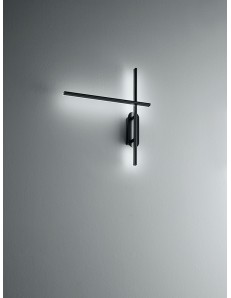 Tange applique small led 20w design nero design minimal CCT 3000 4000 6000K