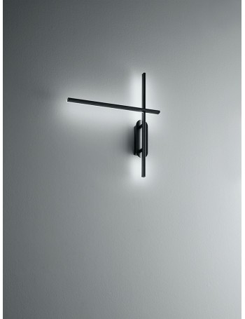 Tange applique small led 20w design nero design minimal CCT 3000 4000 6000K