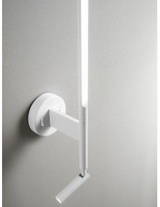 Ramon Applique con faretto Led orientabile bianco