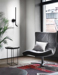 Ramon Applique con faretto Led orientabile nero