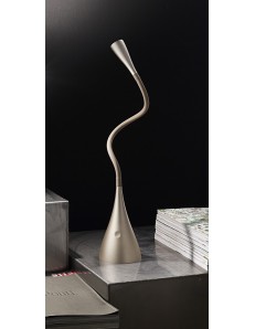 Snake lampada da tavolo flex 3w LED oro dimmerabile luce lettura