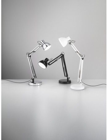 Miniarch lampada da tavolo tecnica 5w LED cromo
