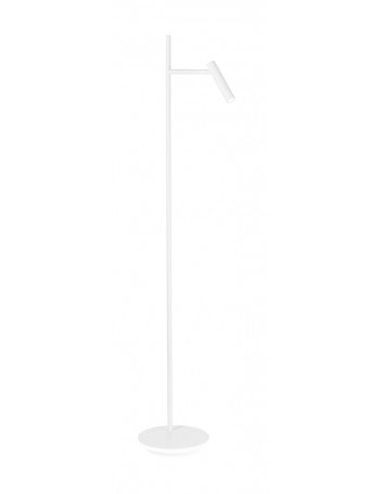 Gambo piantana design minimal led faretto orientabile bianca 3000k