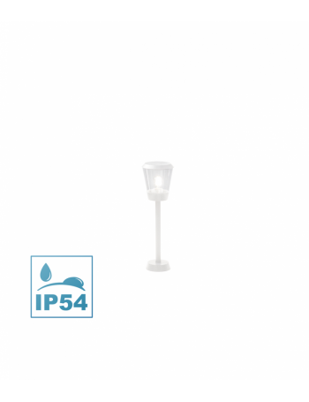 GEA LUCE: Ges823 lampioncino design h60 esterno E27 ip54 bianco gea led in offerta