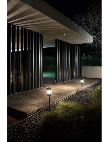 GEA LUCE: Ges820 lampioncino design h60 esterno E27 ip54 antracite gea led in offerta