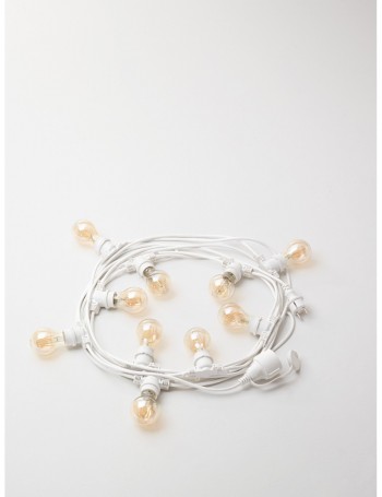 GEA LUCE: Catena luminosa 5mt catenaria E27 ip44 prolungabile giardino outdoor gea luce in offerta