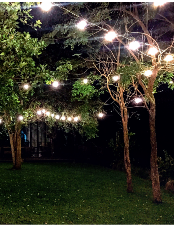 GEA LUCE: Catena luminosa 5mt bianco E14 ip44 prolungabile giardino outdoor gea luce in offerta