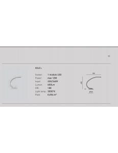 Iole lampada da comodino design oro o bianco led 12w luce calda dimmerabile 2