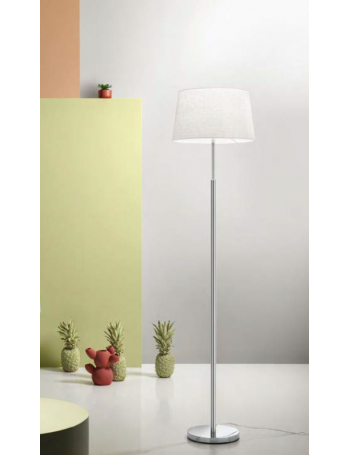 Vanda piantana armoniosa diffusore paralume bianco E27 camera da letto