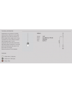 Sfera sospensione sferica vetro e cemento grigio minimal lampada penisola cucina 2