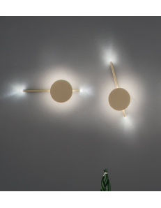 James applique led moderna oro design
