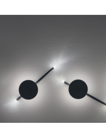 James applique led moderna nero design