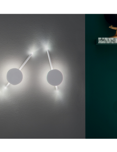 James applique led moderna bianco design 2