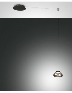 Arabella pendel lampada fume decentrabile LED 8w dimmerabile