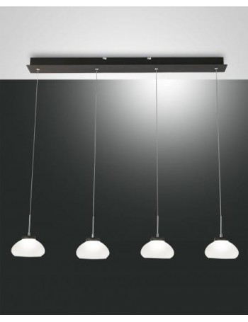 Arabella lampada barra LED 32w dimmerabile 4 diffusori bianchi regolabili
