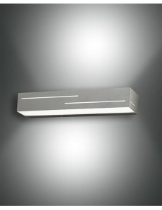 Banny applique LED rettangolare metallo antracite biemissione 18w 2