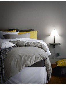 Goodnight applique led antracite 8 watt vetro soffiato