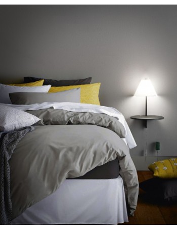Goodnight applique led antracite 8 watt vetro soffiato
