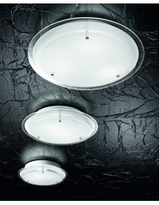FABAS LUCE: Hill plafoniera rotonda ø46 vetro in offerta 2