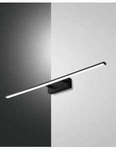 Nala Applique Led da specchio nero 15w