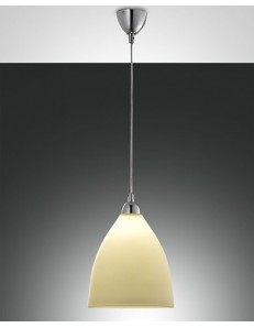 Provenza big lampada per cucina in metallo vetro ambra E27