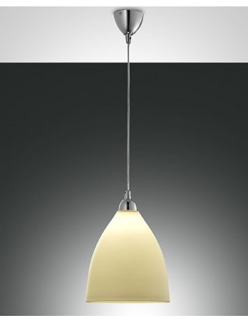 Provenza big lampada per cucina in metallo vetro ambra E27