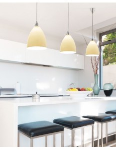 Provenza pendell lampada per cucina in vetro ambra E27