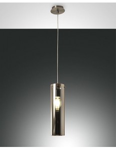 Sintesi pendel lampada vetro borosilicato cucina fumee E27