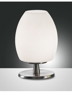 Rockford lumetto LED  3w bianca design con base nickel touch 2