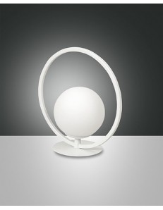 Sirio lumetto LED 6w rotonda bianco minimal