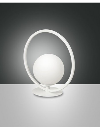 Sirio lumetto LED 6w rotonda bianco minimal