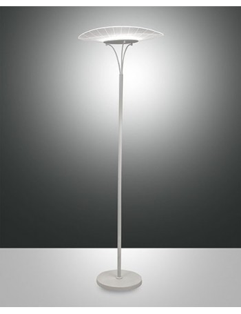Vela lampada da terra LED 24w dimmerabile bianco design