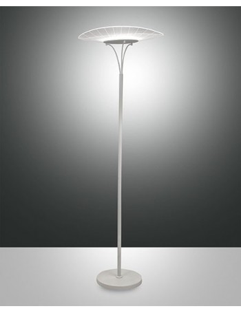 Fabas Luce Vela lampada da terra LED 24w dimmerabile bianco design