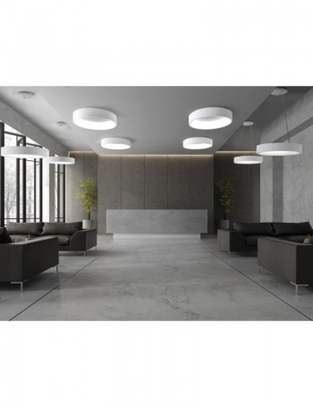 AURORA plafoniera LED rotonda metallo vari colori Ø45 27watt 2430 lumen 3000k