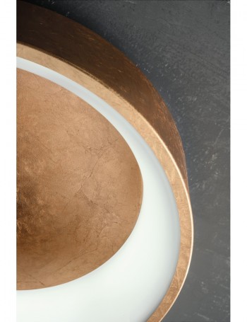 AURORA plafoniera LED rotonda metallo vari colori Ø45 27watt 2430 lumen 3000k