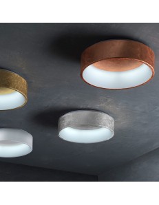 AURORA plafoniera LED rotonda metallo vari colori Ø60 36watt 3240 lumen 3000k