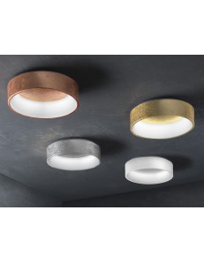 AURORA plafoniera LED rotonda anello vari colori Ø80 96watt 7680 lumen 3000k